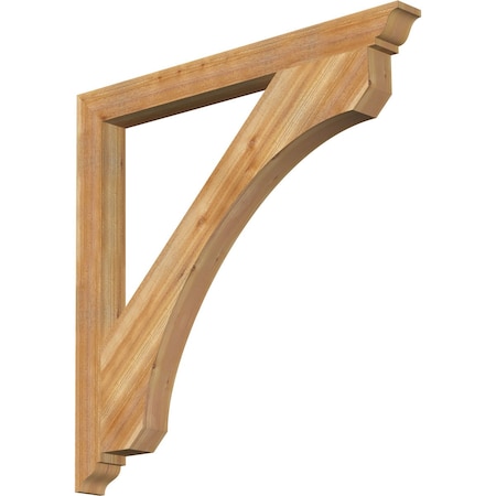 Legacy Traditional Rough Sawn Bracket, Western Red Cedar, 4W X 46D X 46H